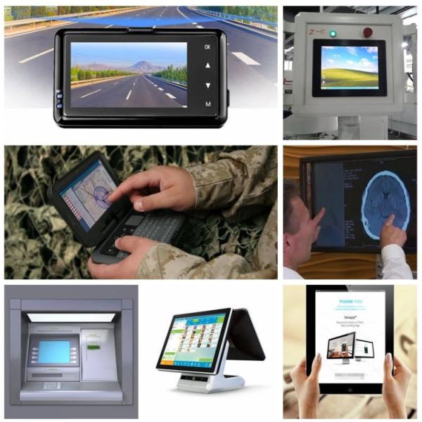 USB 18.5 Inch Resistive Multi Touch Screen For Computer Monitor All In One Pc