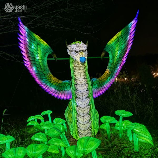 Unique Dragon LED String Lights for Chinese New Year, Lantern Festival, Halloween Outdoor Decorations