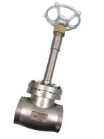 PN40 gaz du robinet d'arrêt sphérique de l'acier inoxydable solides solubles 316 cryogénique