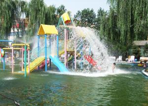 6.5 M Kids Commercial Playground Equipment For Aqua Park Swimming Pool