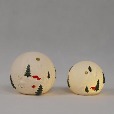 DIY que decora o presente cerâmico do aniversário, ornamento da bola do Natal para o partido do hotel da casa