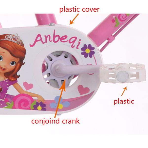 16 Inch Pink Childrens Training Wheel Bikes For Children Aged 3-8 Years Old