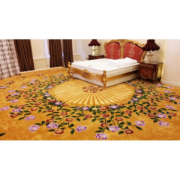 Customizable Abstract Pattern Hotel Room Carpet Wall to Wall Carpets Handmade Tufted Rugs