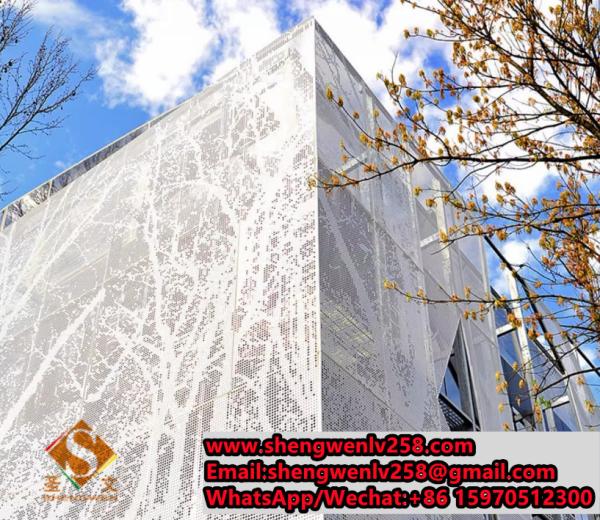 3D Wallpaper Building Metal Cladding Aluminum Facade Panel