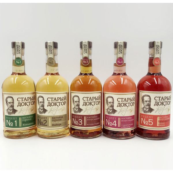 Eco Friendly Adhesive vinyl Vodka Wine Bottle Sticker Printing
