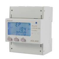 Medidor trifásico ADL400 da energia do trilho do ruído da classe 0,5 do KWh