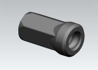 Écrou plat de polymère renforcé par fibre de verre pour le boulon de 25mm SDA GFRP