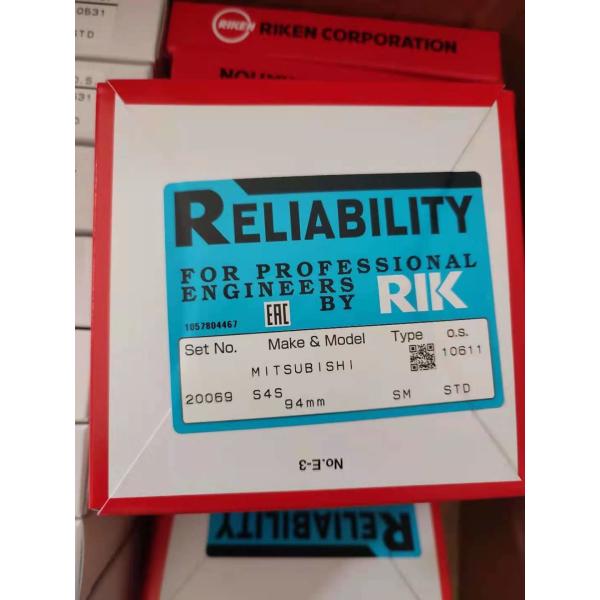 Anneau de piston de moteur des machines S6s S4s de Mitsubishi 32a17-02010 226-8204