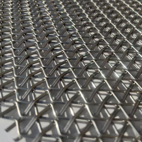 Panneau en maille tissée en acier inoxydable personnalisé pour la décoration architecturale