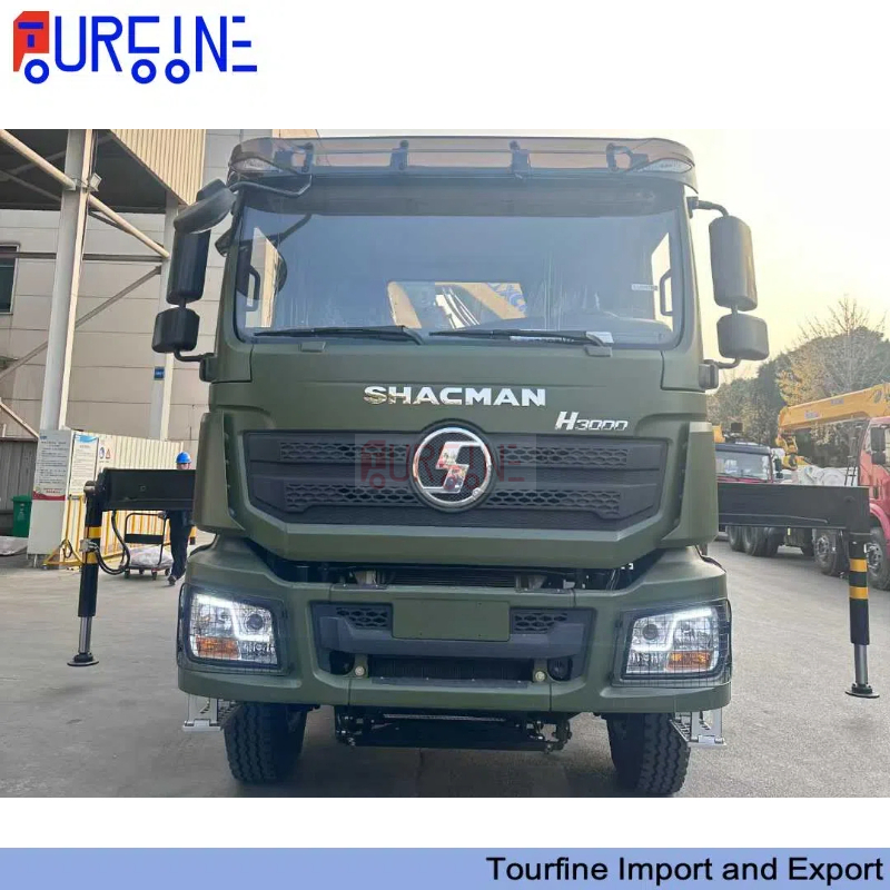 Construction Ready Shacman 6×4 14 Ton Straight Boom Truck Mounted Crane
