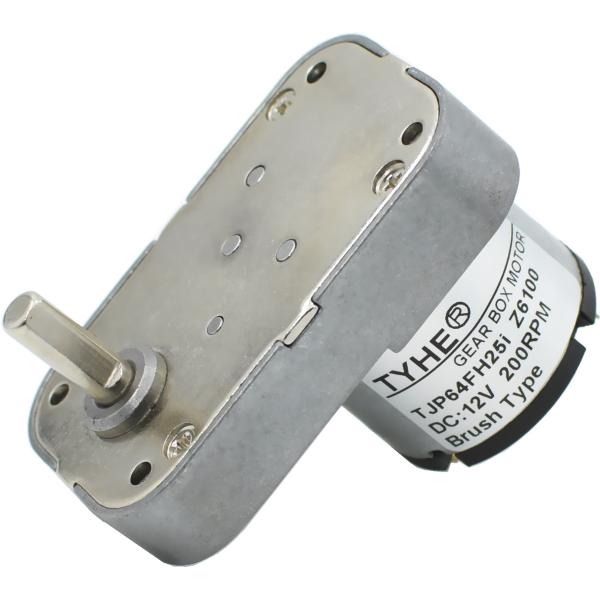 PMDC High Torque 10 Kg Cm Flat Gear Motor 12V 24V Speed Adjustable