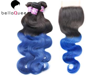 Cabelo ajustado de Remy do indiano das extensões do cabelo de BellaQueen 4PCS um Ombre Remy