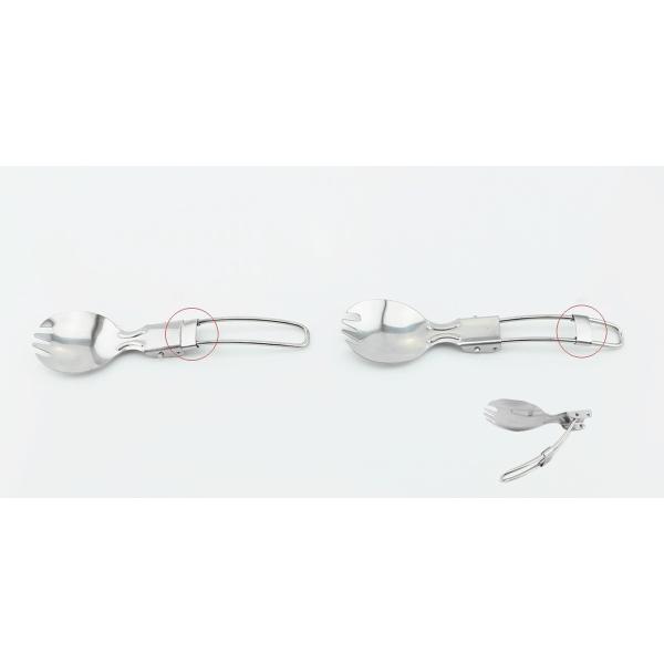 Flatware кухни 9*4cm складной устанавливает ложку вилки нержавеющей стали 304 для располагаться лагерем