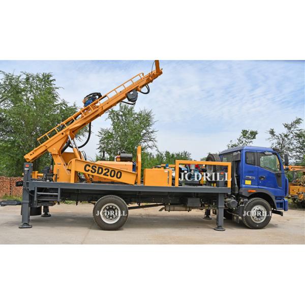 200m Deep CSD200 Borehole Water Well Drilling Truck
