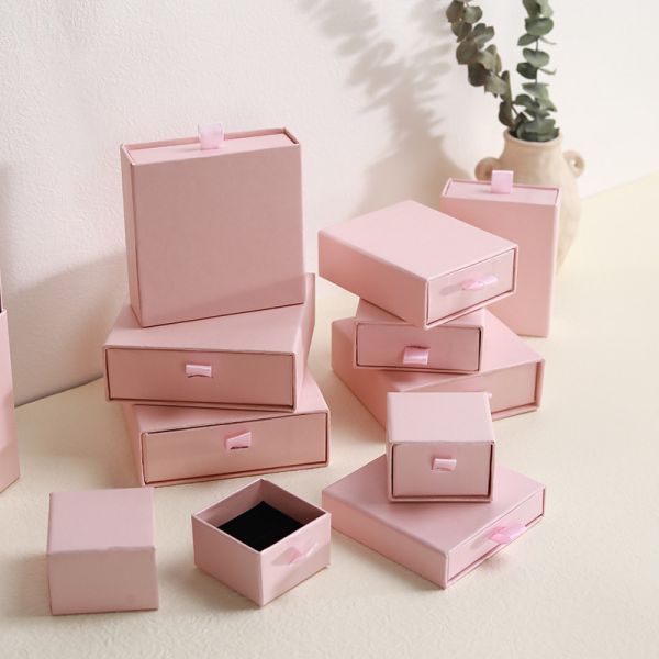 Jewelry Drawer Packaging Box Earring And Necklace Storage Gift Box Custom Gift Packaging Box