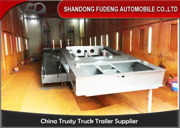 Hydraulic Gooseneck lowboy Trailer ,  80 Tons Detachable front loading Low Loader Trailer 