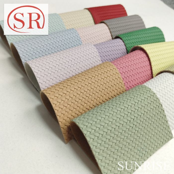 PU Synthetic Leather Knitted Backing Embossed Pattern Digital Print for Bag Sofa Garment All Kinds Printed Fabric Stretch