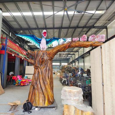 Animatronic Dinosaur Gate Customization For Shopping Mall
