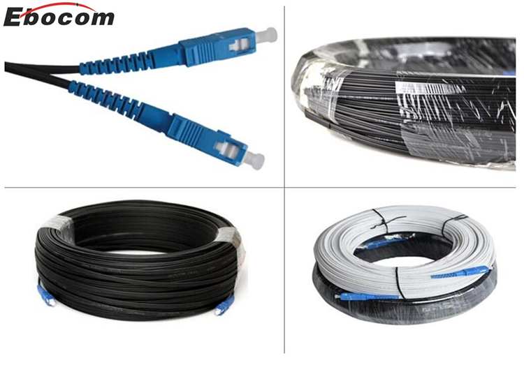 SC/UPC-SC/UPC Ftth кабель для предварительного подключения Simplex Outdoor G657A1 50m 100m Patch Cord