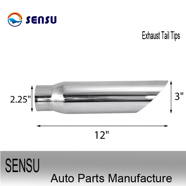 IATF 16949 Certified Universal Exhaust Tail Tips High Temperature Resistant