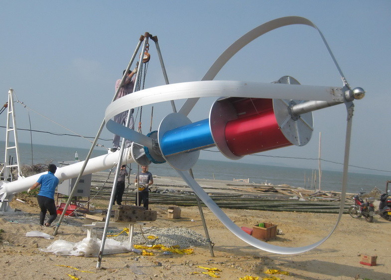3000W Off grid Industrial Wind Turbines Magnetic Levitation Generator