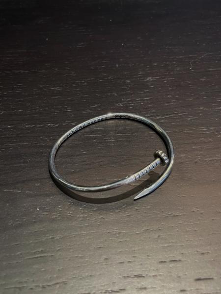 Polished Finish 925 Silver Bangles Round Hypoallergenic Fashionable