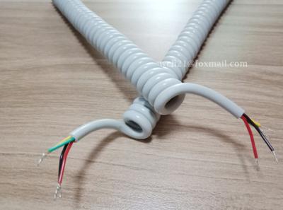 UL20327 TPE-jacket Forklift Truck Curl Spiral Cable