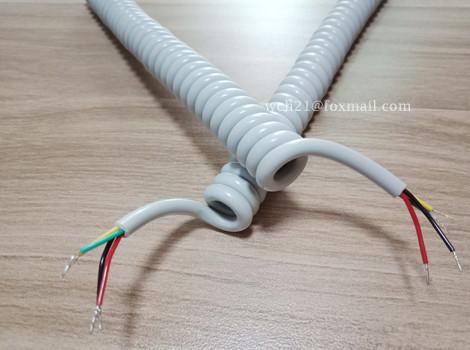 UL20327 TPE-jacket Forklift Truck Curl Spiral Cable