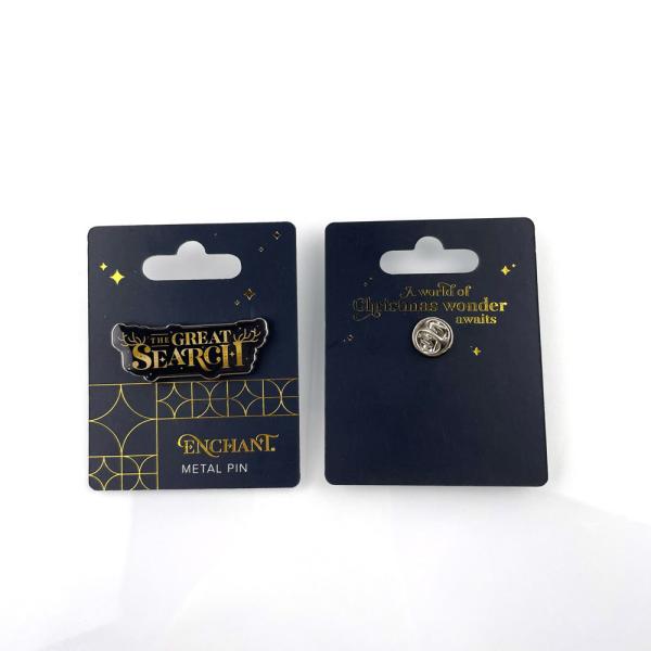 Navidad Papá Noel Mágico Pin Metálico Desbloquear Maravilla de las Fiestas