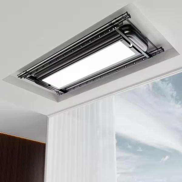 Steel Tube Stand Laundry Clothes Folding Hangers Electric Drying Rack