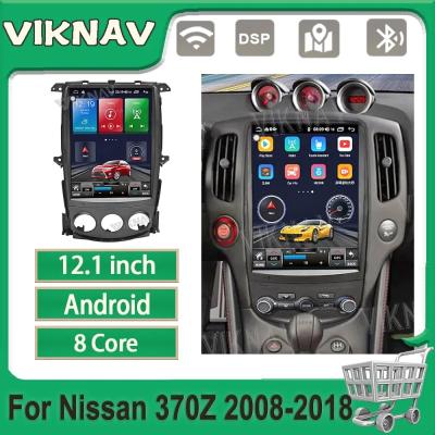 12.1inch Touch Screen Setereo For 2008-2018 Nissan 307Z Multimedia Player GPS Navigation  Wireless Carplay 4G wifi