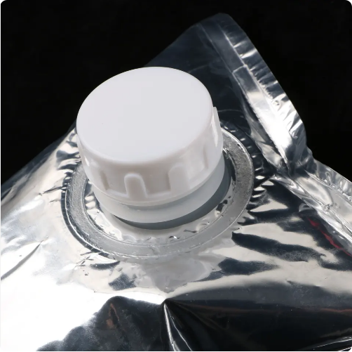 High Barrier VMPET / PE Aluminum Foil Bib Inner Liner Bag In Box With Valve