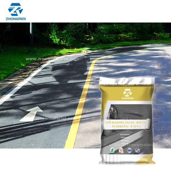 Customised White Thermoplastic Paint Yellow Reflective Road Paint Fade Resistance