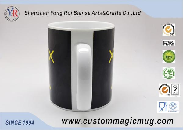 Cute Magic Personalized Kids Mugs , Smile Face Color Change Coffee Cup