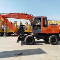 Nueva llegada Usada Excavadora de ruedas Doosan Zx130W 0,6 M3 Capacidad de cubo Excavadora de segunda mano