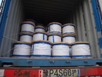 ASTM des 475 a galvanisé le câble en acier échoué de messager avec la résistance à l'abrasion