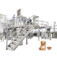 Limpeza automática completa do CIP da máquina de processamento da carne dos alimentos para animais de estimação SUS304