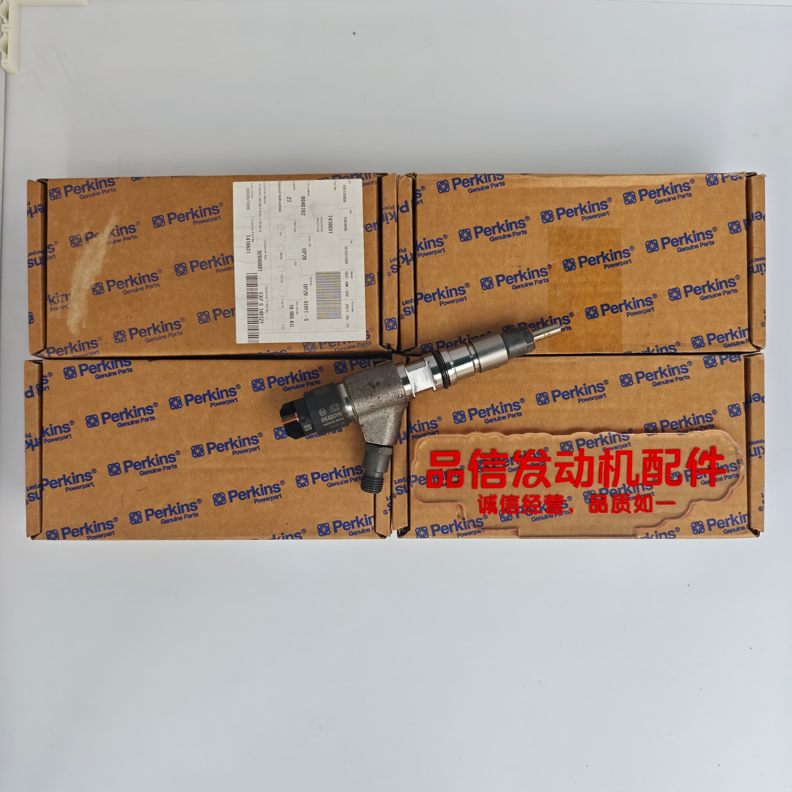 Engine Fuel Injector For T410631 INJECTOR Perkins C7.1 Excavator Engine Parts