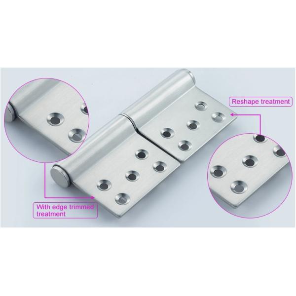 Polished Stainless Steel Flag Lift Off Door Hinges Square Spring Loaded Door Hinge