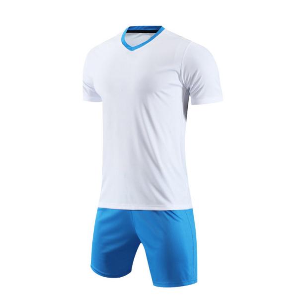 OEM Factory Производитель Пользовательский Логотип Мерсеризованный Хлопок Спортивная Команда Трикотажные Изделия Дышащая Футбольная Форма Костюм