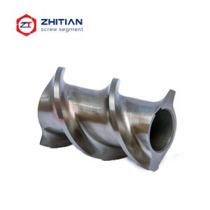 Éléments de vis de haute précision pour extrudeuse à double vis pour le compoundage et la production de mélanges-maîtres de plastique
