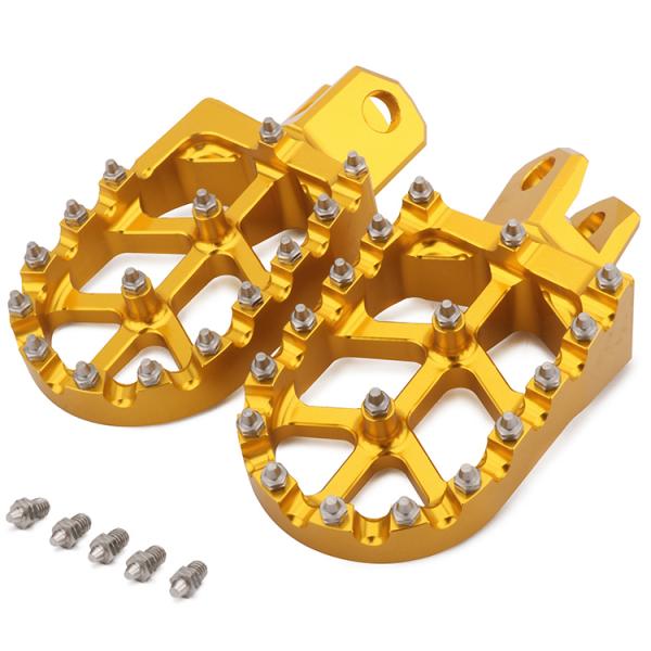 Blue Aftermarket Motorcycle Foot Pegs for Suzuki DRZ400SM For Smooth Riding Experience