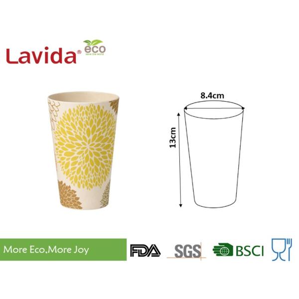 15.6oz 440ml Bamboo Fiber Tumbler Smelless Safe Heavy Metals Free For Special Event