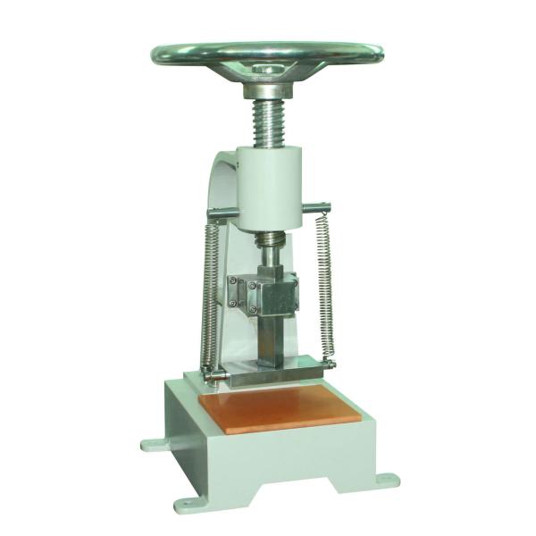 Rubber Sample Cutter JIS / UL / ASTM Manual Rubber Testing Equipment