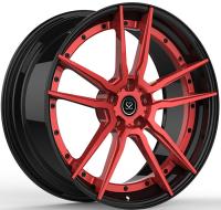 O ajuste para BMW Z4 desconcertou 19 20 polegadas o preto 2-PC de Red+Gloss que forjou as rodas da liga de alumínio