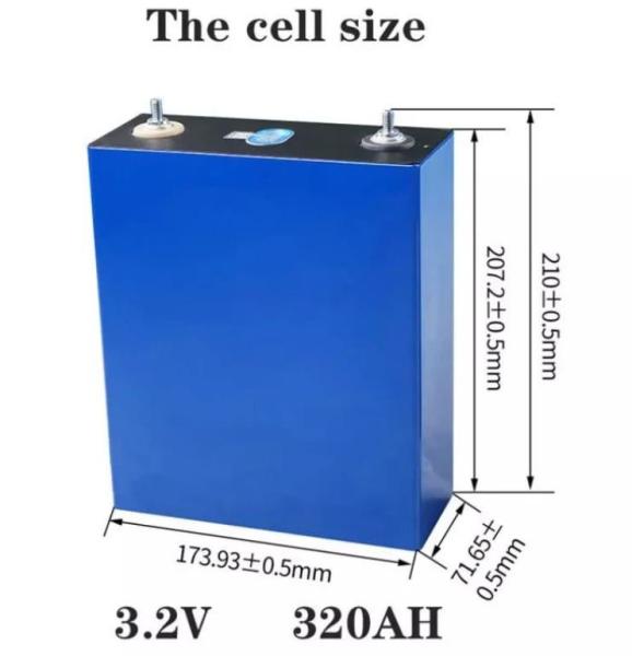 UPS / Solar Light Lifepo4 Lithium Battery 100ah - 320ah 3.2V LiFePO4 Battery Packs