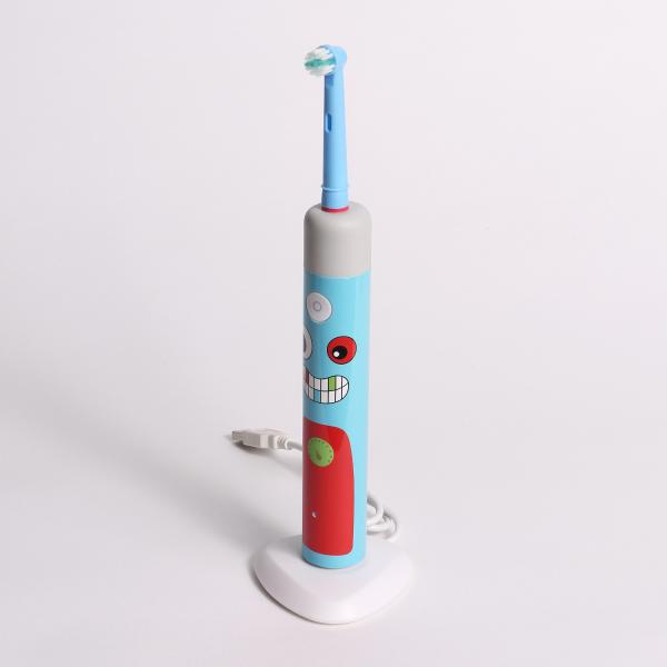 Compatible Oral B Blue indicator bristle Kids Electric Toothbrush for Children