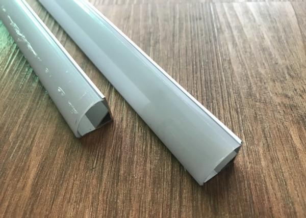 Corner Using Led Aluminum Profile C003a No Toxicity Pc In White Color