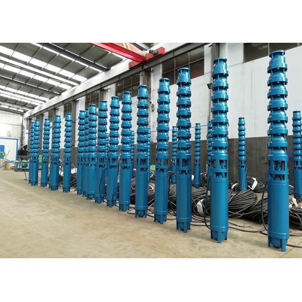 Cast Iron Deep Well Submersible Pump 13kw Power 8 Inch Pump Diameter
