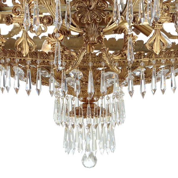 Antique copper crystal chandelier for Living room Bedroom (WH-PC-14)